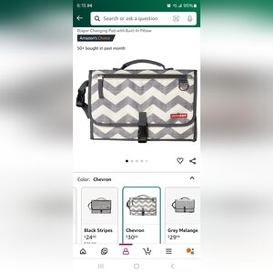 Never used Skip Hop travel diaper changer